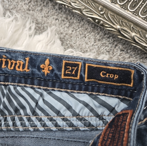 Rock Revival Sukara Stretch Cropped Jeans. Size 27. Good Preowned condition. - Picture 13 of 14
